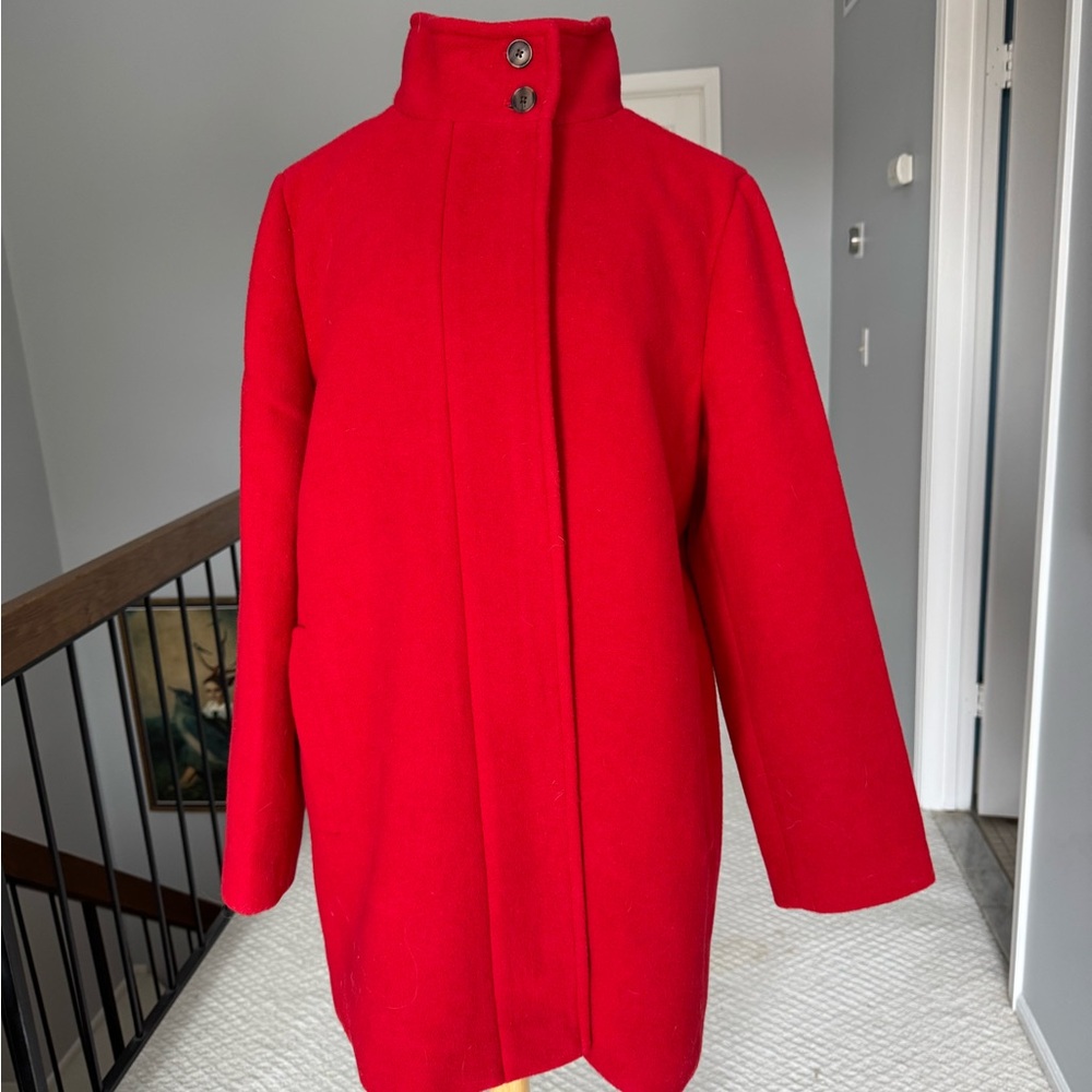 NWT J. Crew Factory wool blend City Coat